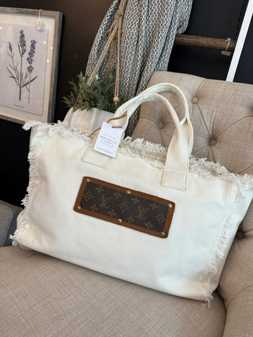 Upcycled LV Tote