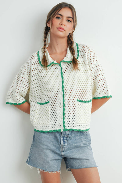 Crochet Sweater Top