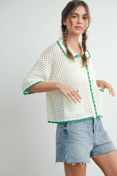 Crochet Sweater Top