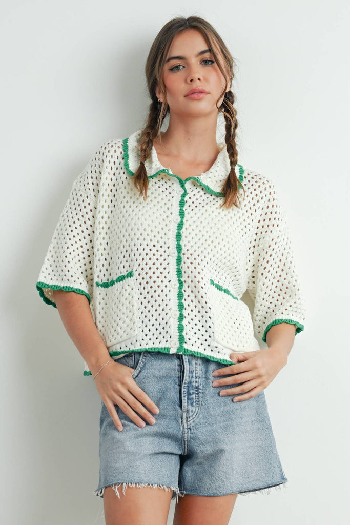 Crochet Sweater Top