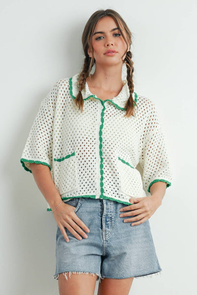 Crochet Sweater Top