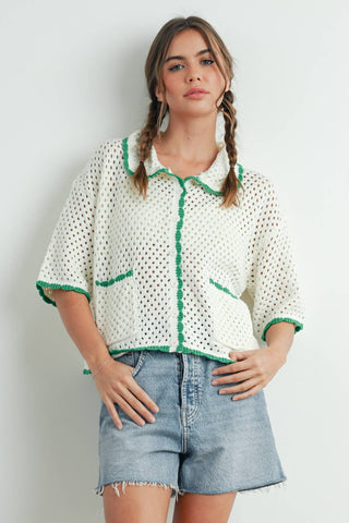 Crochet Sweater Top