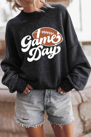 GAME DAY Graphic Drop Shoulder Sweatshirt