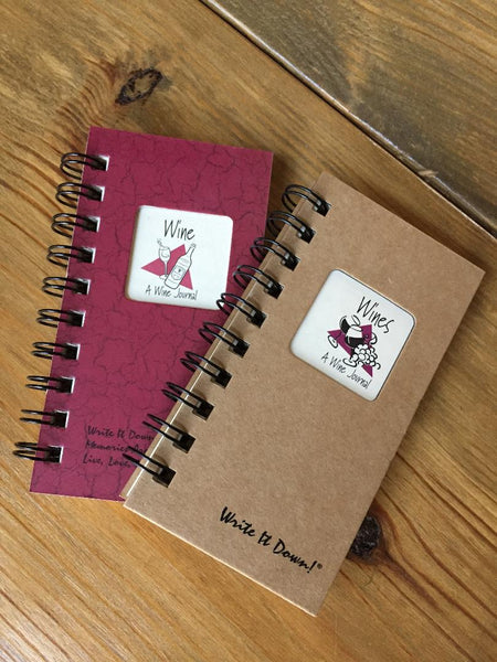 Mini Wine Journal - Perfect Added Touch to a Bottle of Wine!